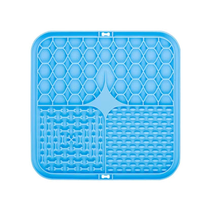 Pets and dogs lick mat. Slow Food Plate for Dog Bathing Distraction. Training Feeder Supplies in silicone 
